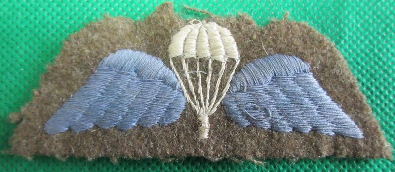 WW2 BRITISH PARACHUTE QUALIFACTION WING