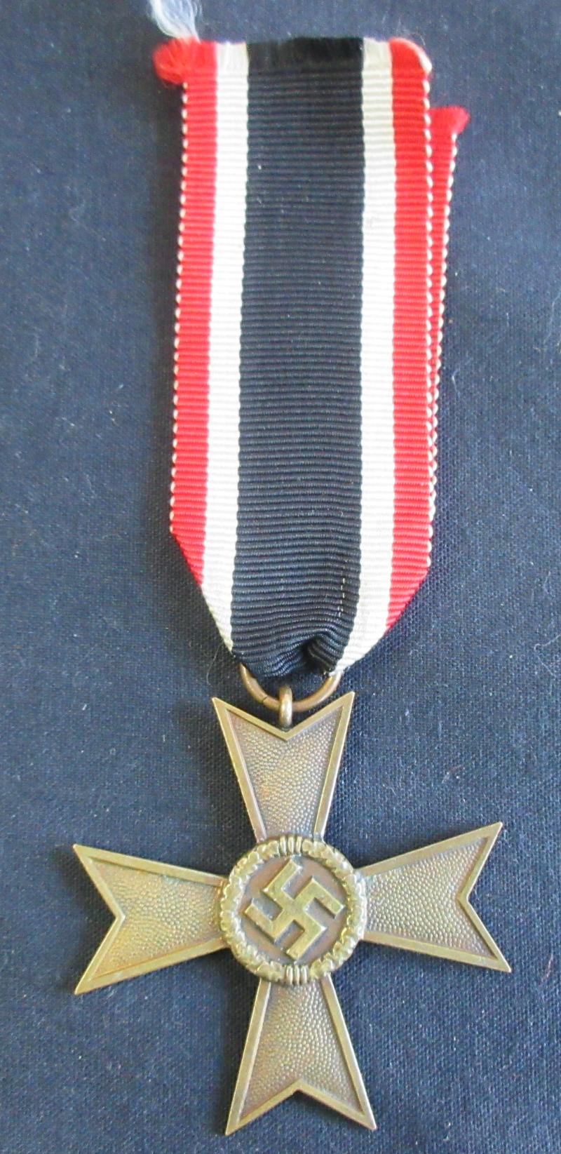 2nd CLASS WAR MERIT CROSS without SWORDS maker marked