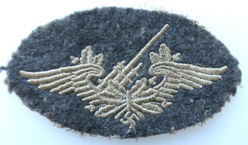 CLOTH FLAK QUALIFICATION BADGE