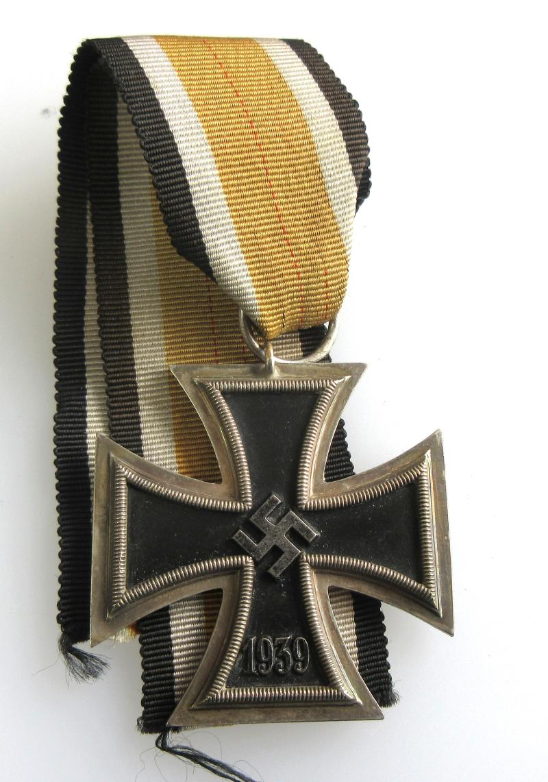 2nd CLASS IRON CROSS maker marked ORANGE RIBBON