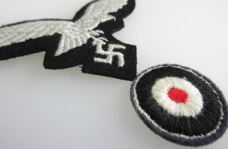 LUFTWAFFE CAP EAGLE & ROUNDEL(Black Backing)