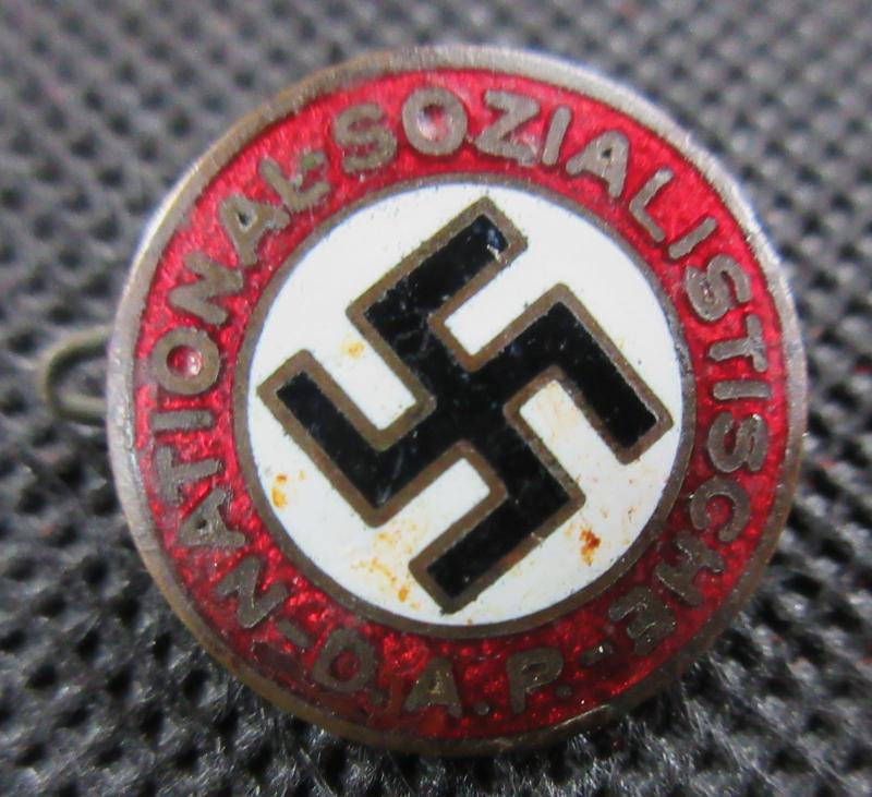 RARE 18mm NSDAP PARTY BADGE
