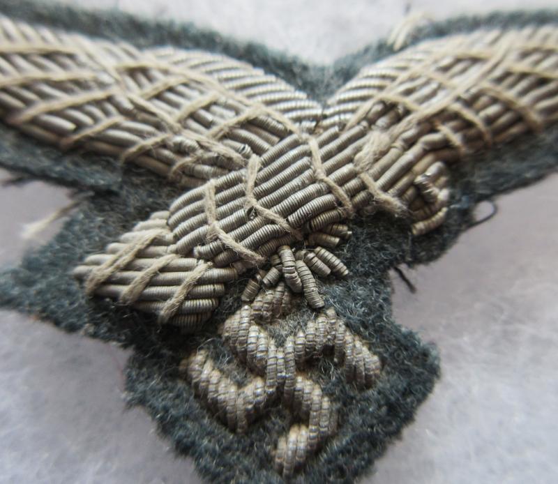 CAP REMOVED LUFTWAFFE OFFICERS CAP EAGLE