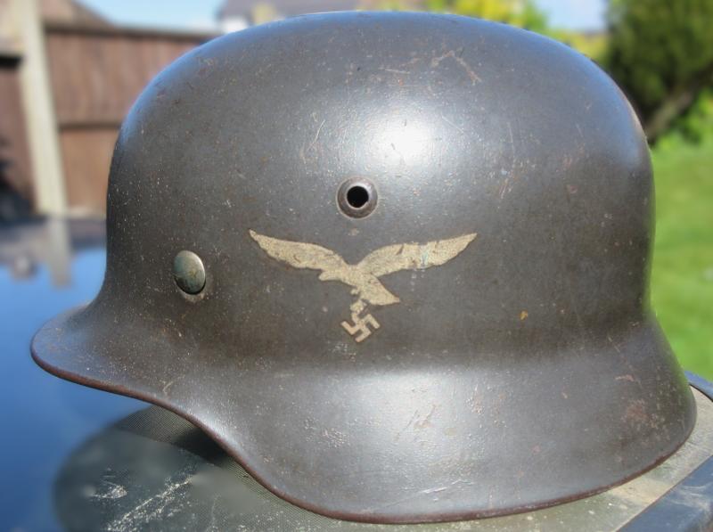 DOUBLE DECAL M35 LUFTWAFFE HELMET