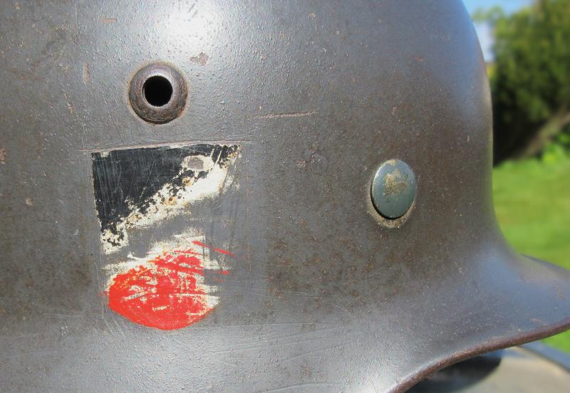 DOUBLE DECAL M35 LUFTWAFFE HELMET