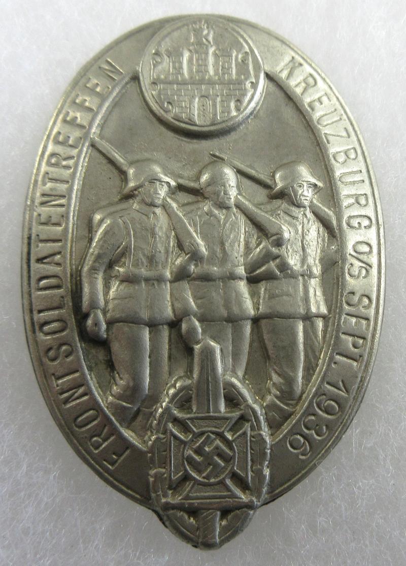 1936 VETERANS TINNIE/DAYBADGE