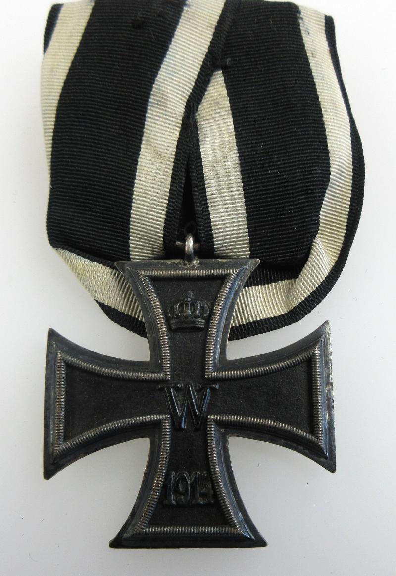 WW1 COURT MOUNTED 2ND CLASS IRON CROSS